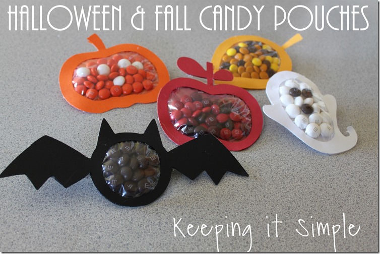 fall candy pouches