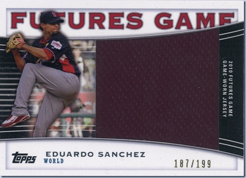 2010 Pro Debut Sanchez Futures Jersey 187 of 199