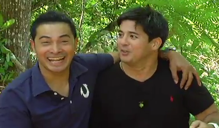 Aga Muhlach and Cesar Montano in Pinoy Explorer