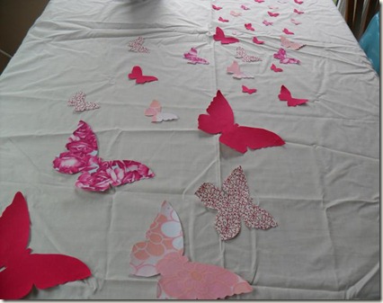 butterfly applique quilt layout