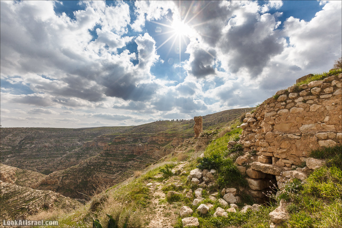 LookAtIsrael.com - Ущелья Харитона и Суккийская лавра в ущелье Ткоа | Wadi Tekoa and Hariton Cave | נחל תקוע מערת חריטון