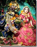 [deity worship of Radha and Krishna]