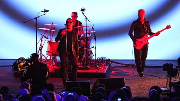 U2 en el Apple Live