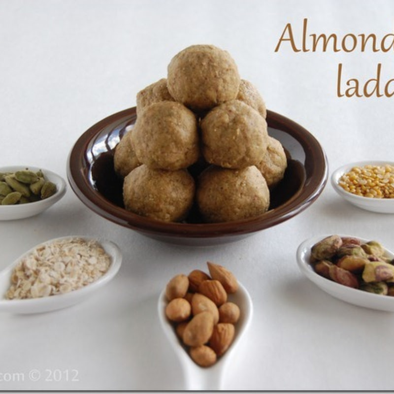 Almond oats laddu