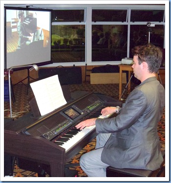 Our special guest artist was Andy Keys from the MusicWorks Group. Andy gave us a wonderful concert using both basic piano and orchestration for the classical pieces he chose. Andy certainly brought the Club's top-of-the-range Clavinova CVP-509 to life.