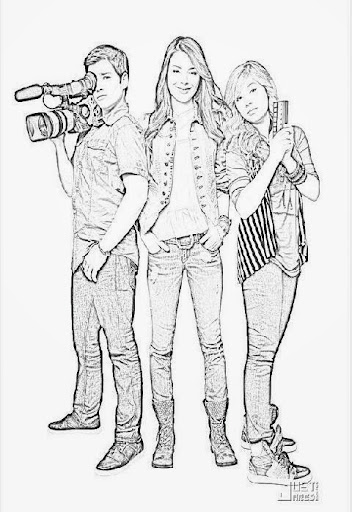 icarly free coloring pages - photo #13
