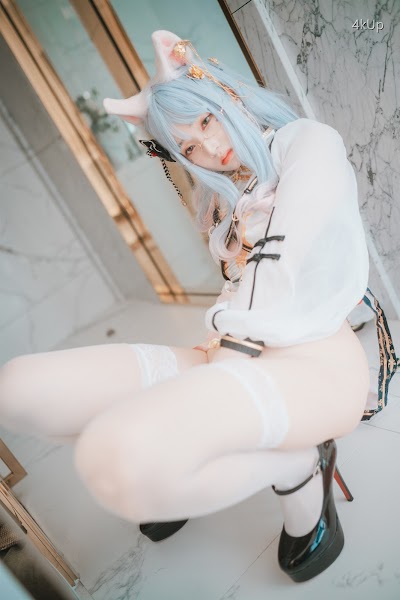 DJAWA Photo – Bambi (밤비) Le Chat Porte un Qípáo