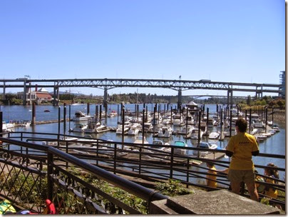 IMG_3351 Marquam Bridge from the United States Merchant Marine Memorial in Tom McCall Waterfront Park in Portland, Oregon on September 7, 2008