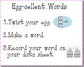 Eggcellent Words symbol chart