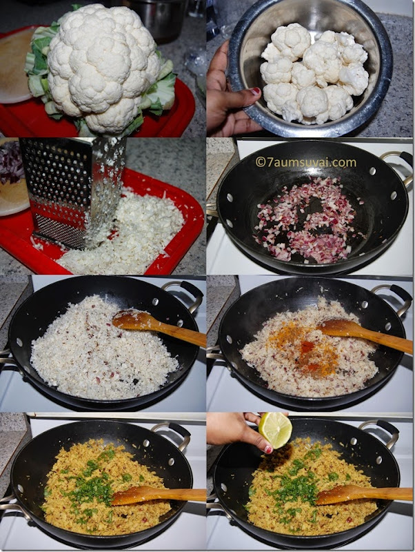 Cauliflower stuffing process