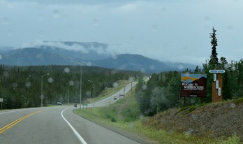 Here we are and raining in Whitehorse