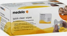 Medela Quick Clean Breastpump & Accessory Wipes (2)