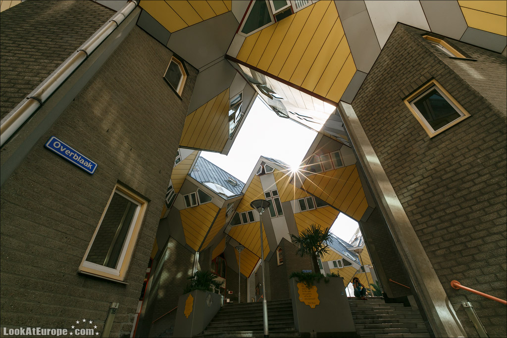 LookAtEurope.com - Кубические дома в Роттердаме | Holland, Kubuswoningen in Rotterdam