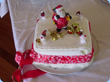 Peter Littlejohn also made a Christmas Cake for the Party as well!