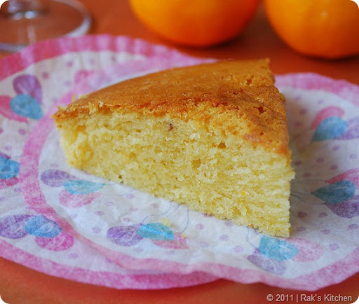 Orange cake slice-1 Orange cake slice-1