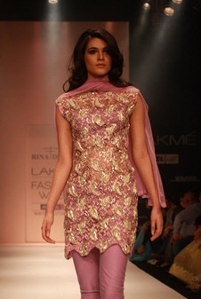 Rina Dhaka  collection at Day 1 - LFW Winter Festive 2011