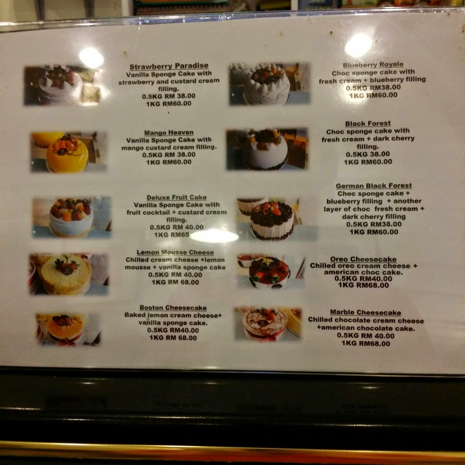 Eye Talk Nose (I Don't Know) Food Menu Malaysia Victoria Bakery Cafe