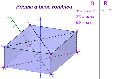 prisma retto base rombo