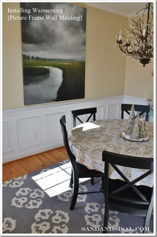 Installing Wainscoting