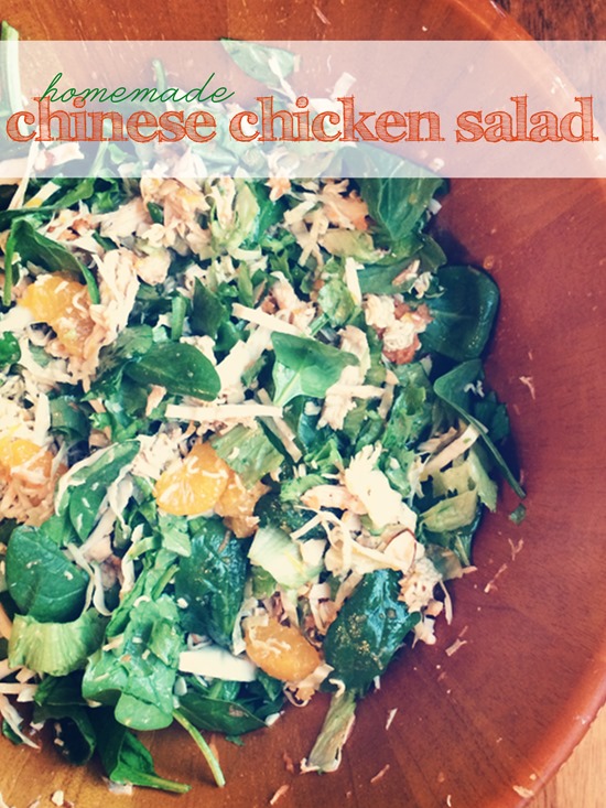 Homemade Chinese Chicken Salad