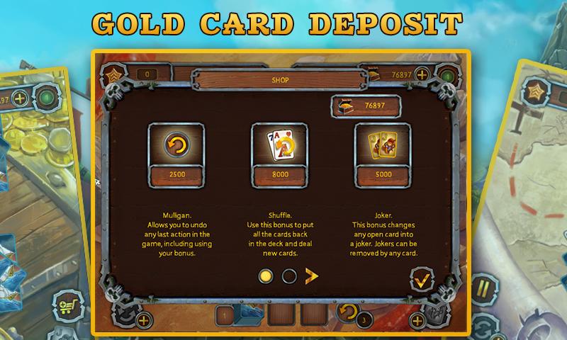 Pirate Solitaire Screen 2