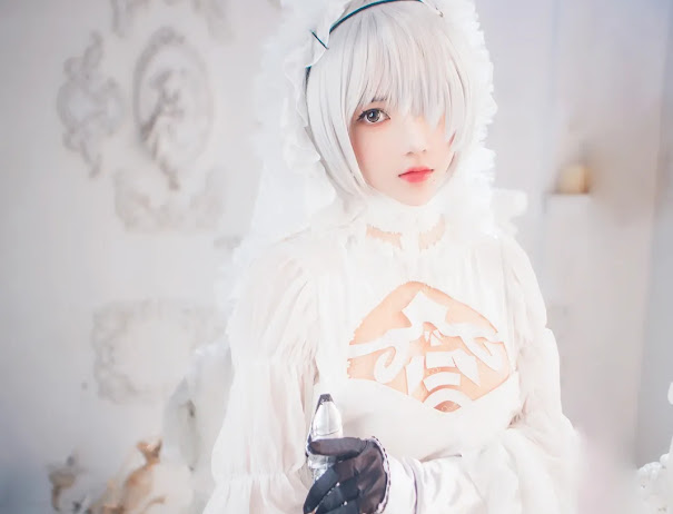 Coser@桜桃喵 Vol.166 2B花嫁