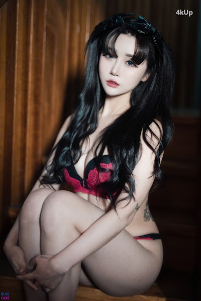[BLUECAKE] Bomi (보미) & Zia (지아) Fate Saber x Thosaka Rin – Lingerie.Ver