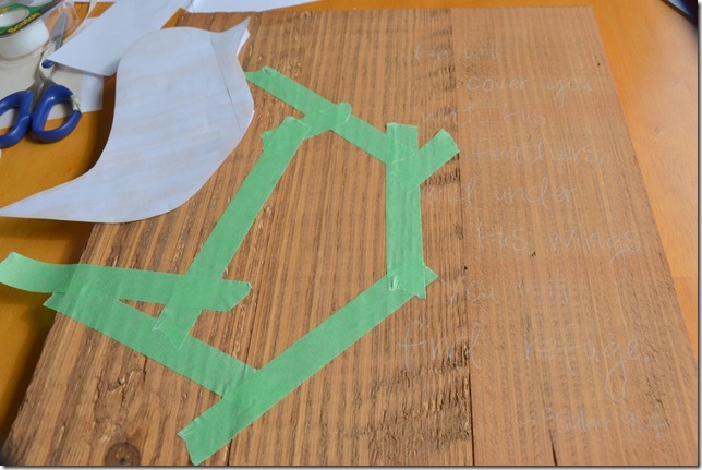 Rustic Blue Bird Sign Tutorial