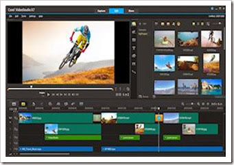 VideoStudio Pro X7 time line