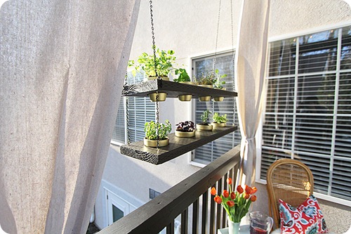 hanging herb garden