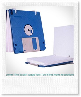 floppy disc taccuino floppy
