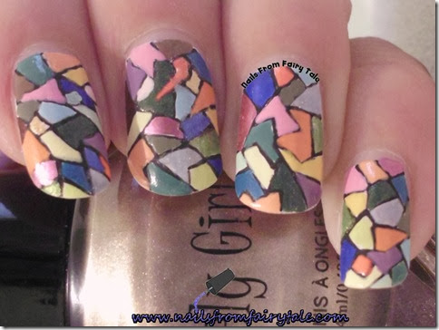 mosaic nail art 4
