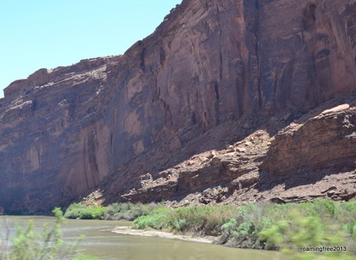 Canyon Wall along the Colorado River
