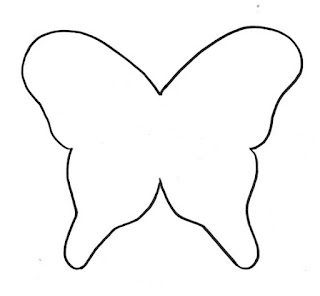 molde mariposa para recortar