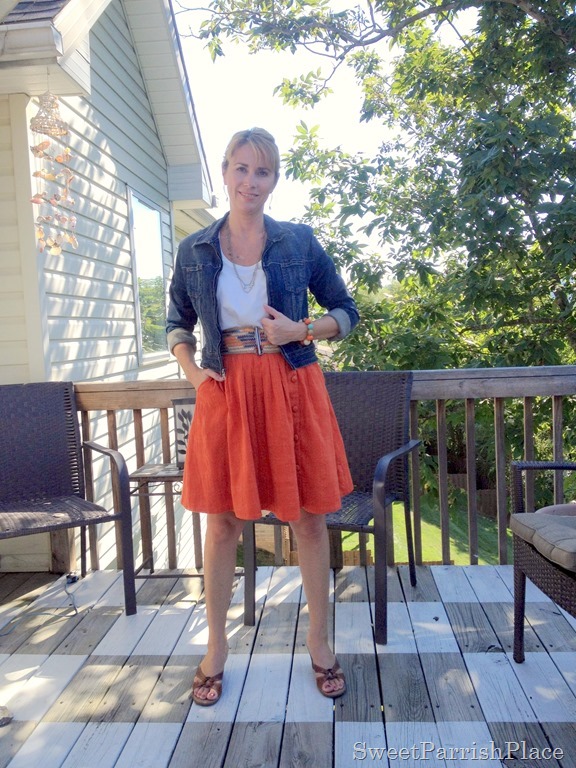 orange skirt2