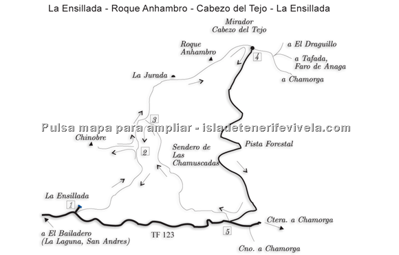 croquis 1 La Ensillada - Roque Anhambro - Cabezo del Tejo - La Ensillada copia