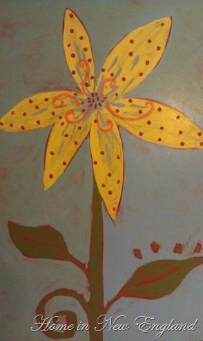 yellow flower art