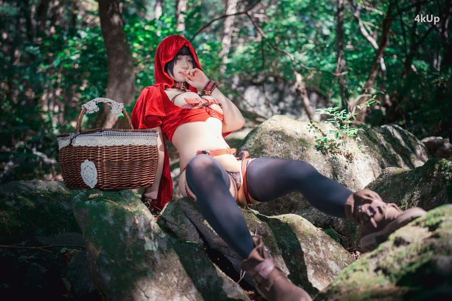 DJAWA Photo – Mimmi (밈미) Naughty Red Hiring Hood