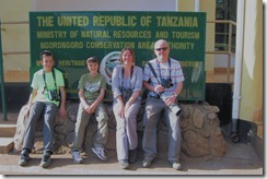 Ngorongoro entrance