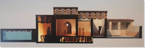 Reconstrucción probable de la villa romana de playa del Albir