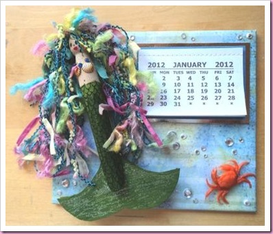 Peg Mermaid Calendar