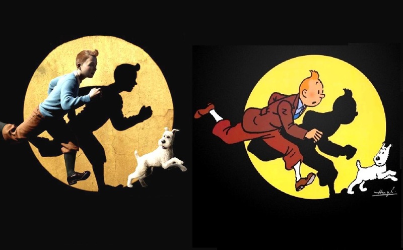Double couv Tintin 4