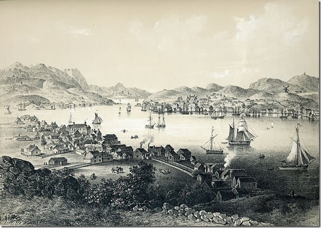 Kristiansund, Norway in the early 1840s - Wikipedia No Copyright