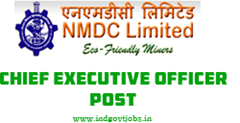 NMDC Limited CEO Jobs 2013