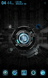 Black mechanic Atom Theme poster 3