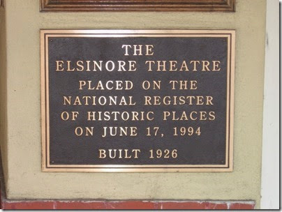 IMG_3169 National Register Plaque at the Elsinore Theater in Salem, Oregon on September 4, 2006