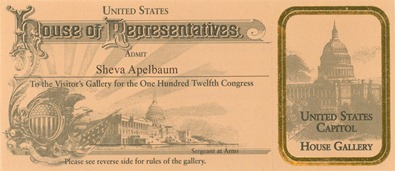 Sheva Apelbaum Congress Pass