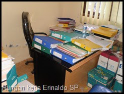 Rungan kerja Erinaldo SP