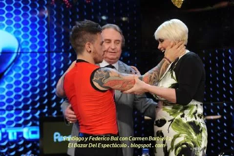 Santiago y Federico Bal con Carmen Barbieri 2.jpg