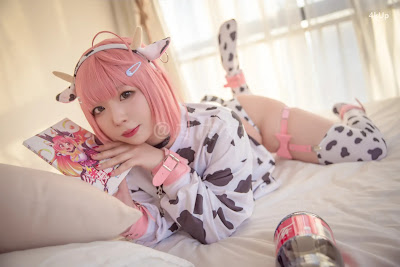 Coser@皮皮奶可可爱了啦 奶牛套